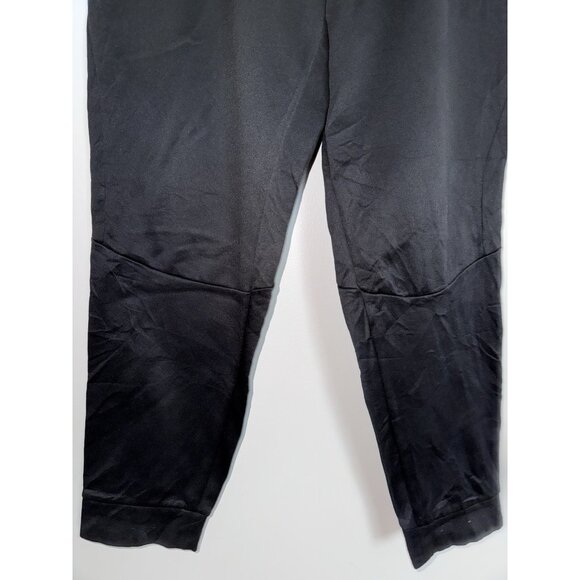 Nike Jogger Pants Women’s Size Large Dri-Fit Black Polyester Fleece Lined - Picture 4 of 12